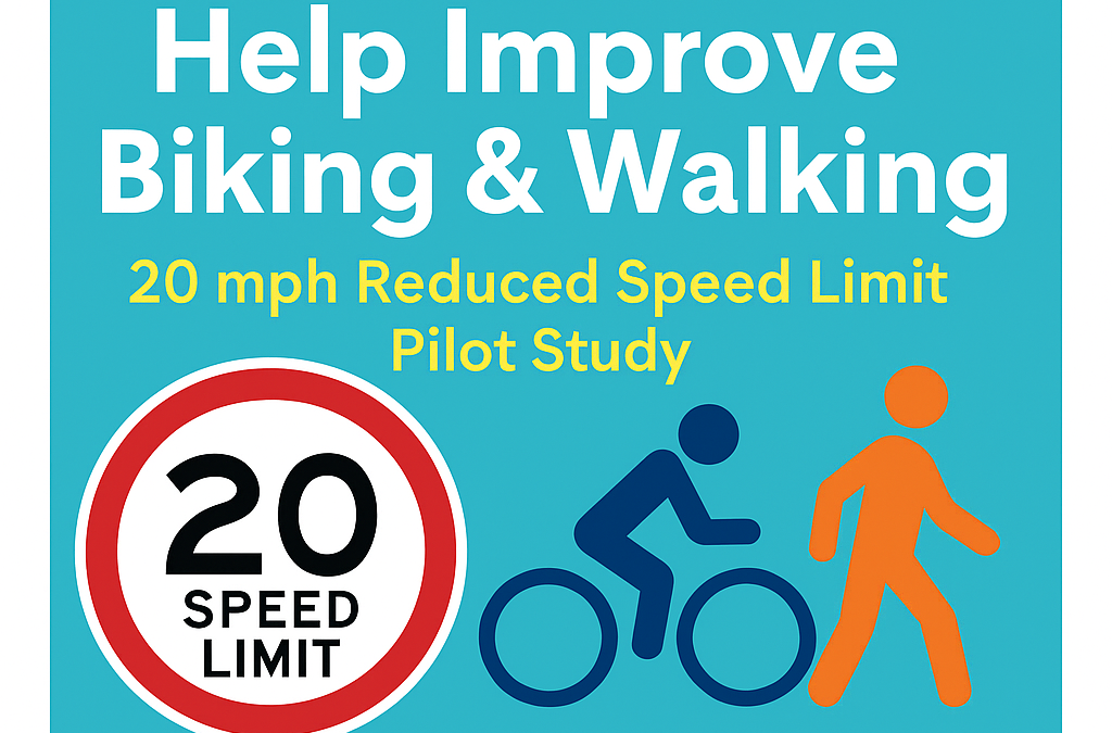 Shape Safer Streets with 20 mph Pilot Study Survey