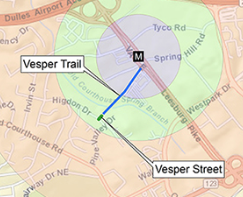 Vesper Trail Ribbon Cutting in Tysons