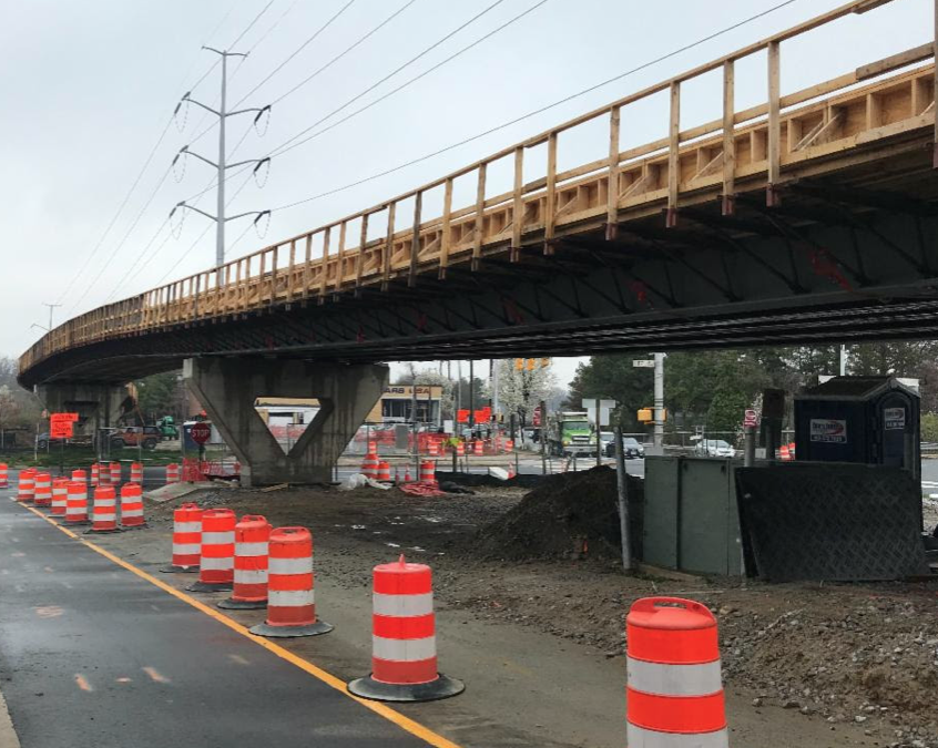 W&OD Trail Detours Near East Falls Church