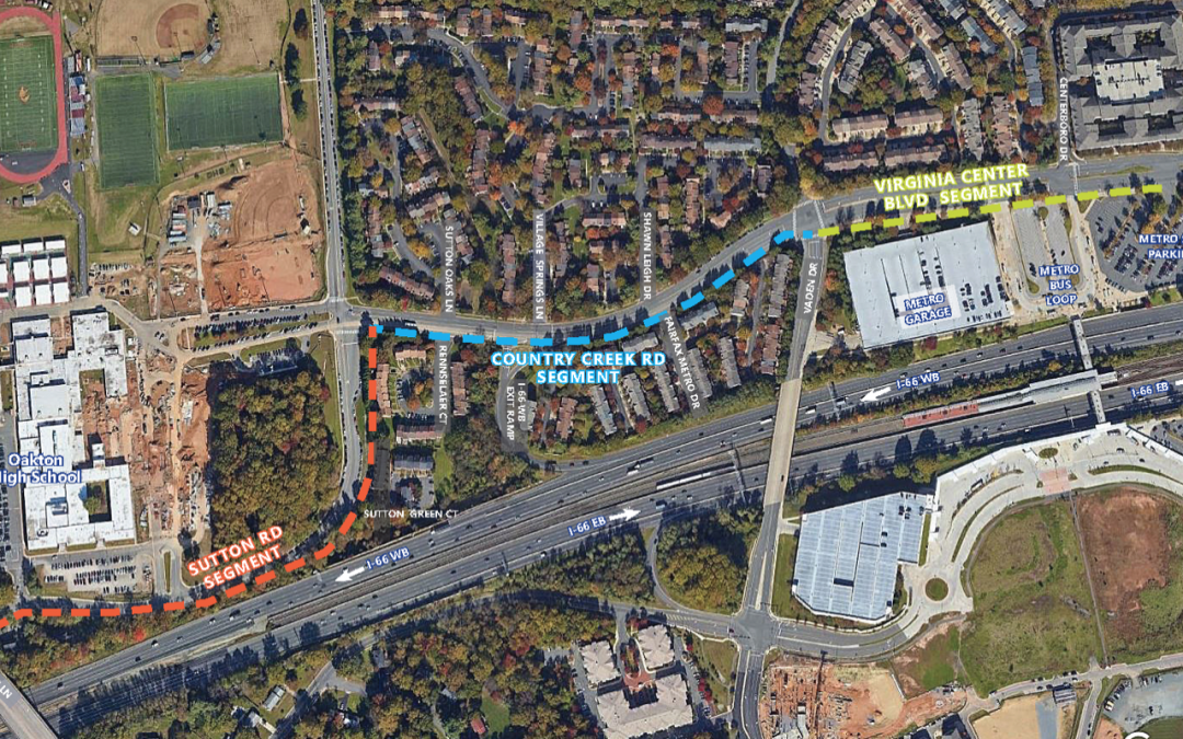Meeting on Bicycle Improvements Near Vienna Metro Station