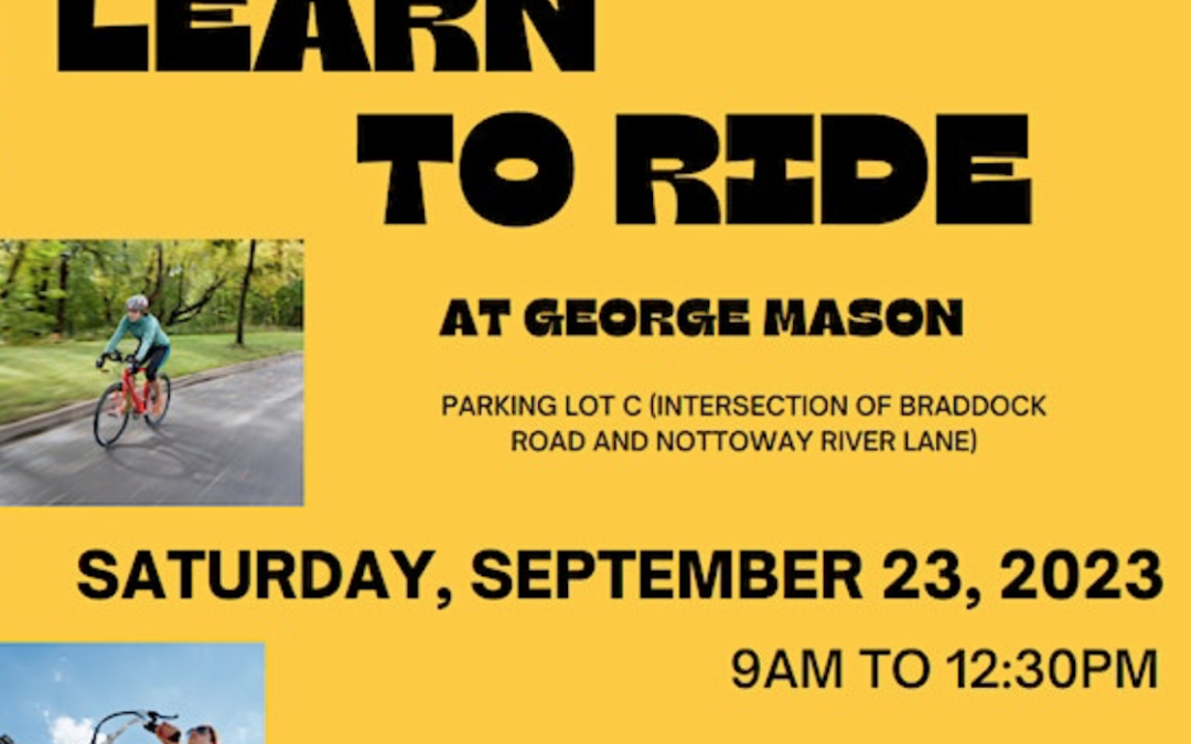 September Learn to Ride Bike Class