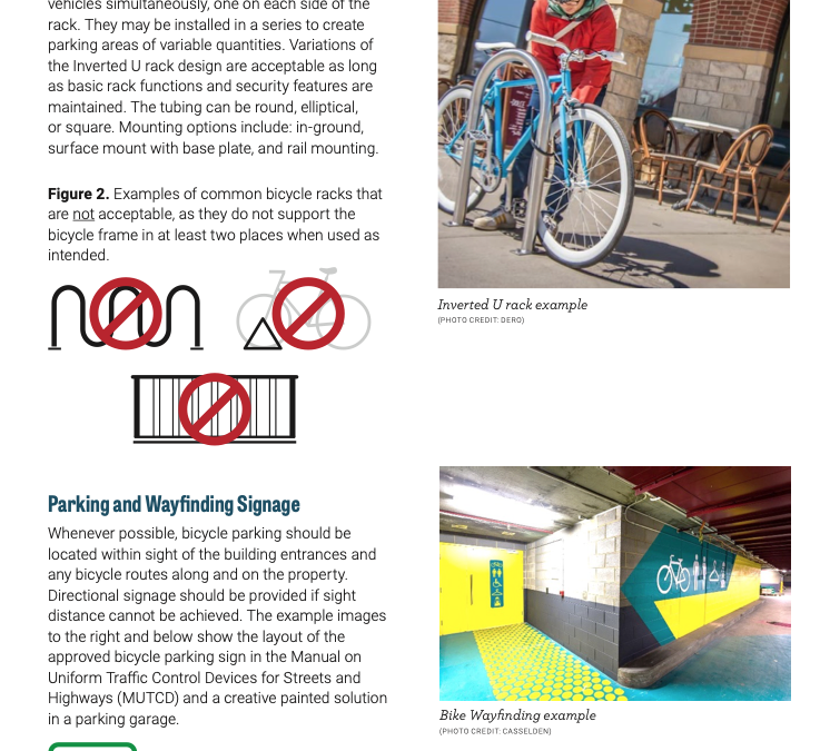 Exciting News on Bike Parking Guidelines!