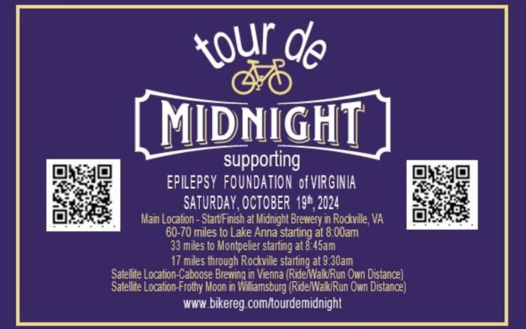 Join the 9th Annual Tour de Midnight on October 19th!