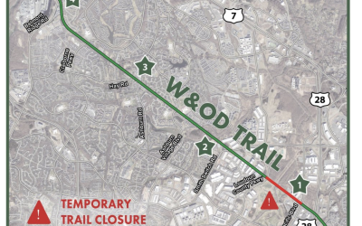 W&OD Trail Alert: Temporary Closure for Broad Run Bridge Repairs