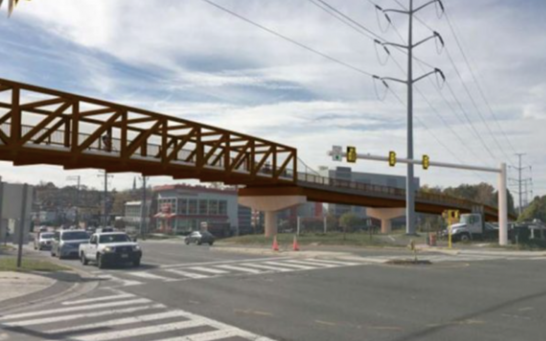 Detour on W&OD Trail at Lee Highway